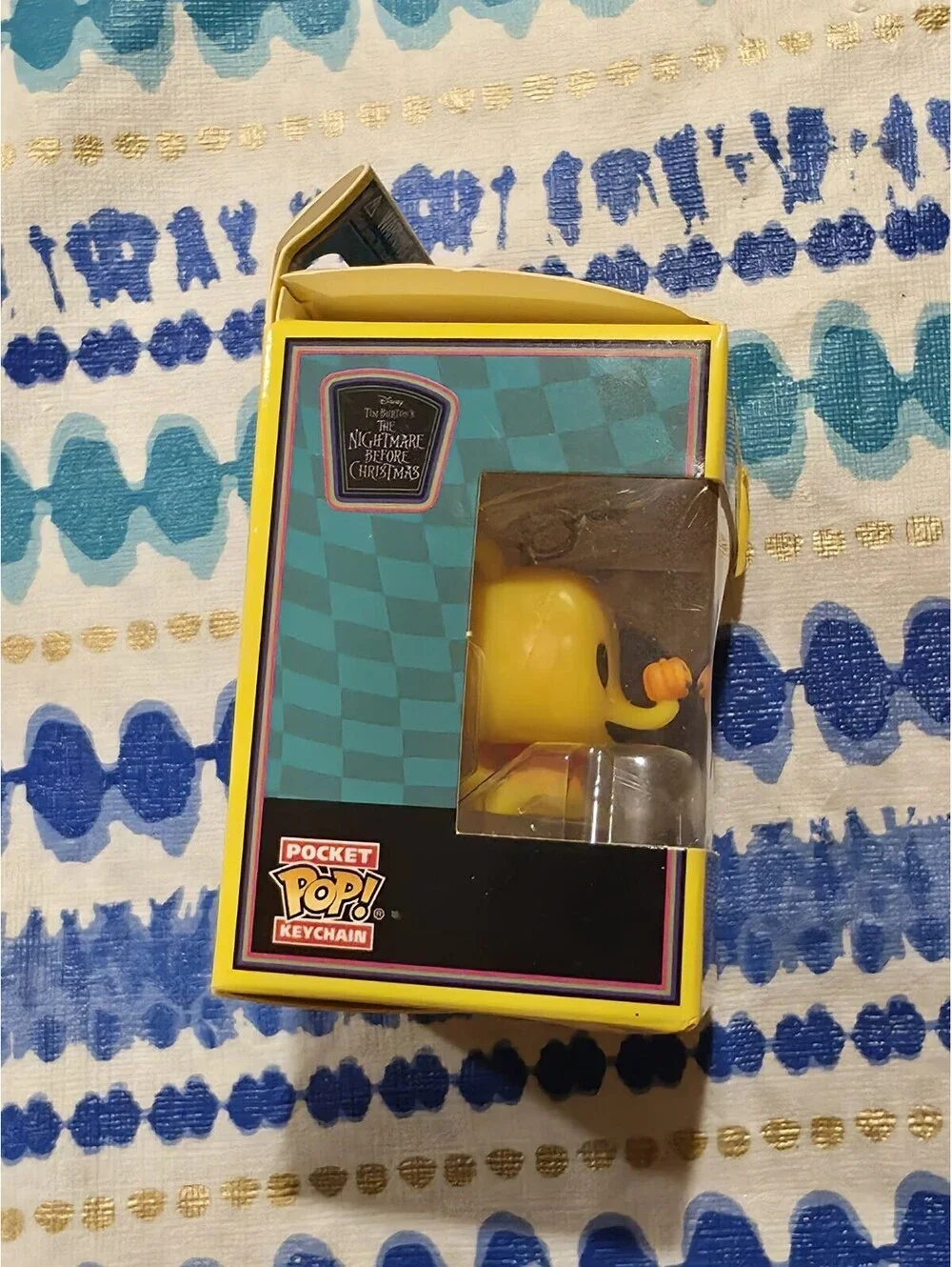 FUNKO POP POCKET KEYCHAIN DISNEY THE NIGHTMARE BEFORE CHRISTMAS ZERO BLACKLIGHT